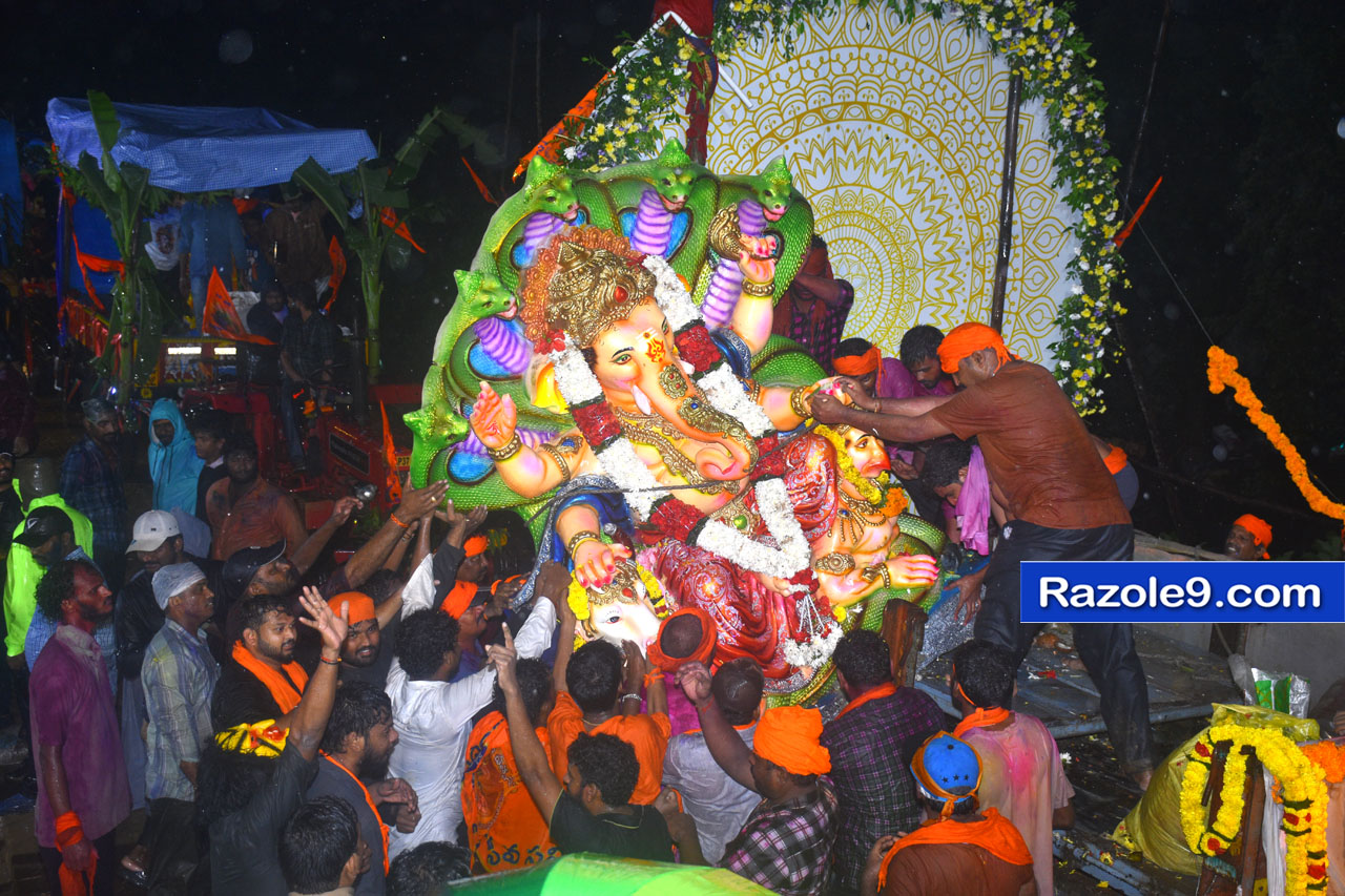 Razole Taluka Ganesh Nimajjanam